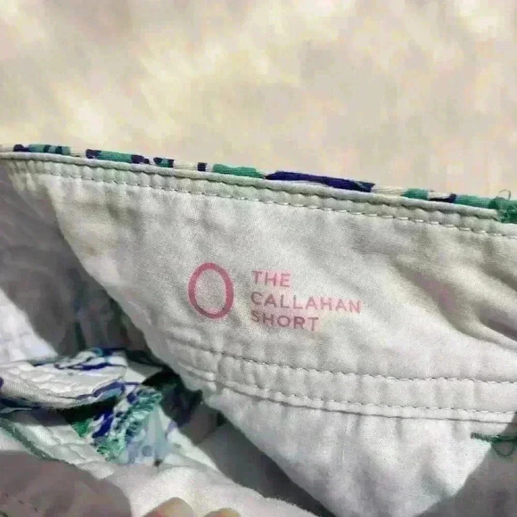 Lilly Pulitzer Womens Shorts Callahan Seafoam Montauk Chino Beach 29” Waist - Picture 9 of 12